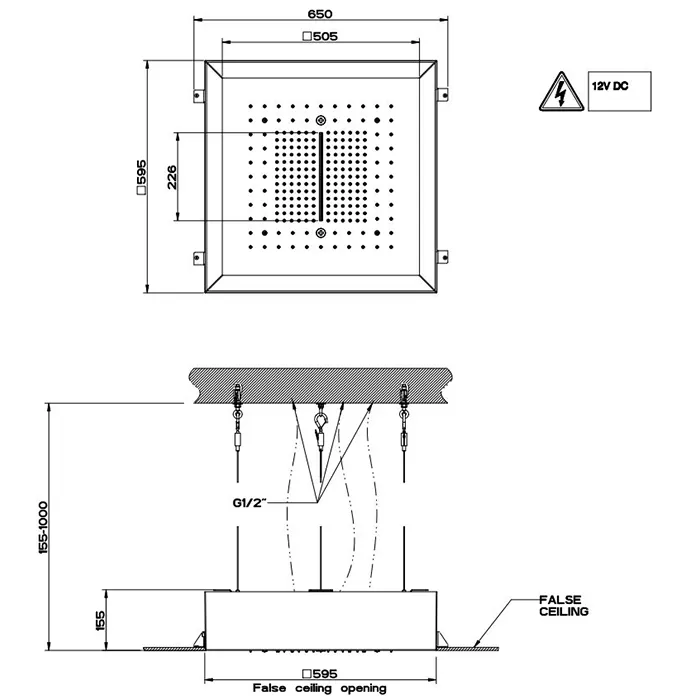 Блок питания, 24 Вт, на входе 100-240В - на выходе 12В