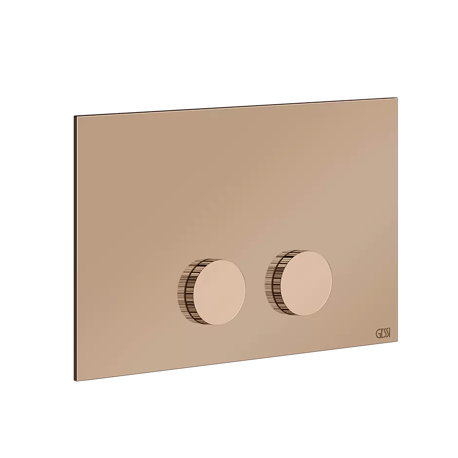 Кнопка смыва для инсталляции geberit sigma 8 / sigma 12 INGRANAGGIO 030 Copper PVD GESSI