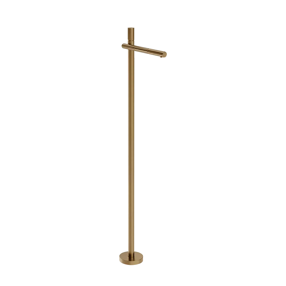 Смеситель для раковины напольный GESSI INCASTRI 726 Warm Bronze Brushed