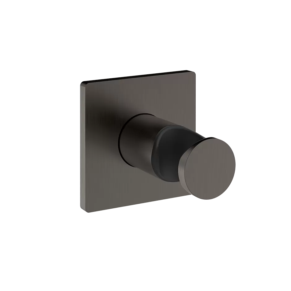 Держатель для лейки gessi inverso 707 black metal brushed pvd