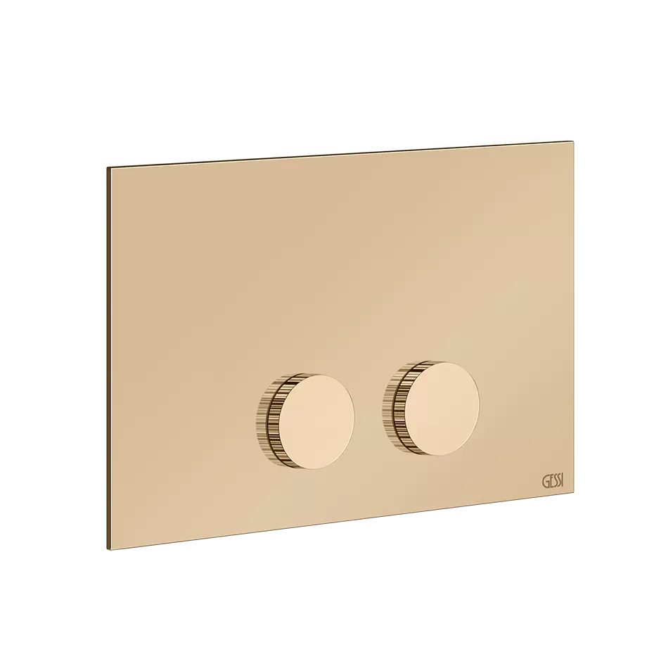 Кнопка смыва для инсталляции geberit sigma 8 / sigma 12 INGRANAGGIO 735 Warm Bronze PVD GESSI