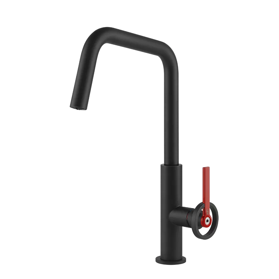 Смеситель для кухни стандартный излив OFFICINE GESSI 299 Black XL GESSI