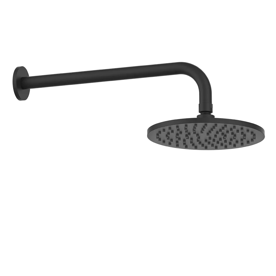 Верхний душ Ø201 настенный монтаж тропический ливень EMPORIO 299 Black XL GESSI