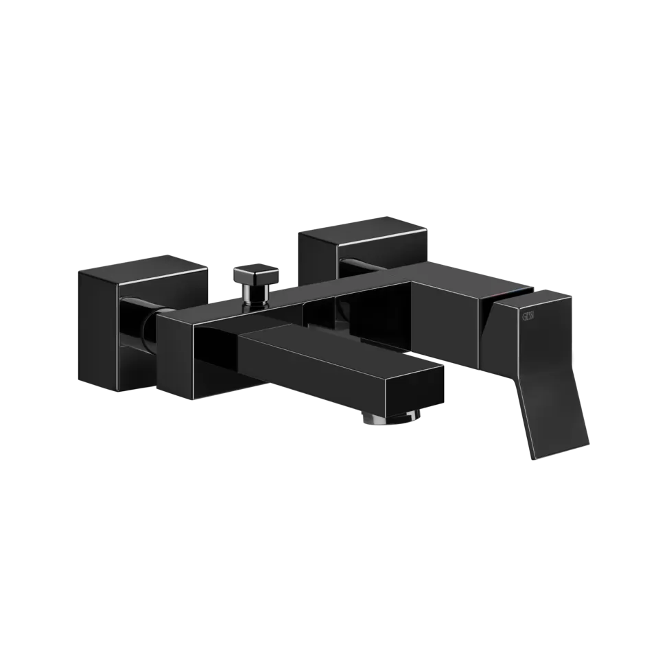 Смеситель для ванны настенный RETTANGOLO K 706 Black Metal PVD GESSI