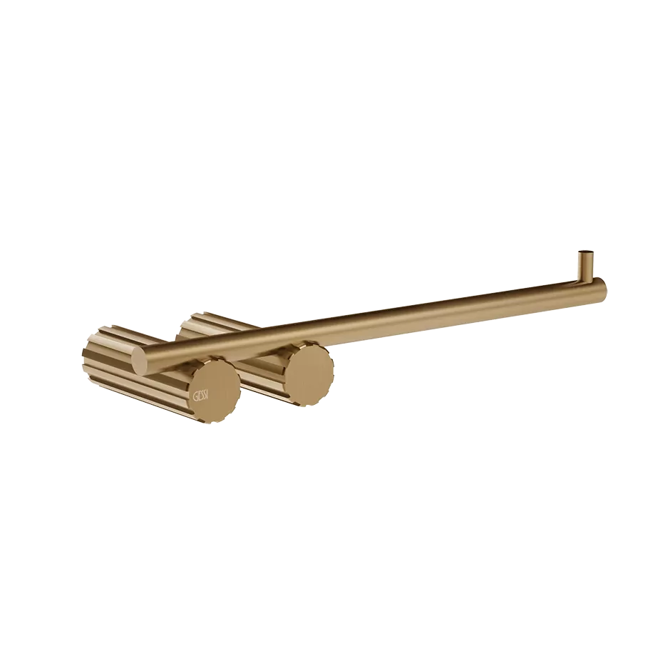 Настенный держатель для рулона бумаги. gessi incastri 726 warm bronze brushed pvd