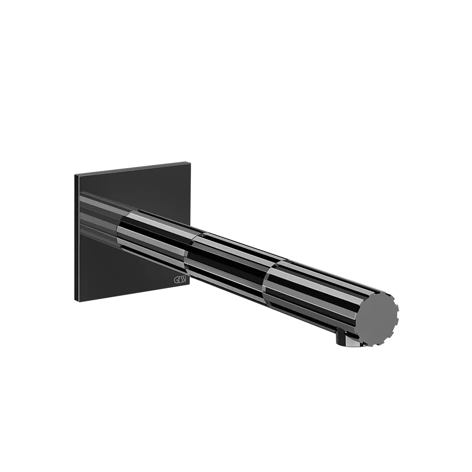 Излив настенный 180мм GESSI INCASTRI 706 Black Metal PVD