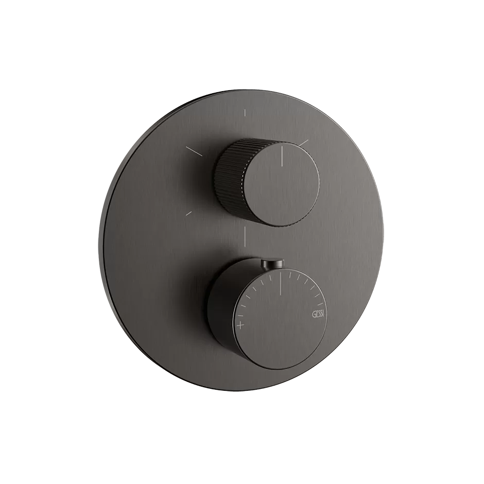 Внешняя часть термостатического смесителя на 3 выхода