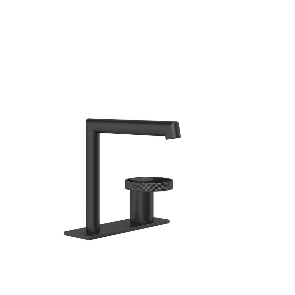 Смеситель для раковины на 2 отверстия ANELLO 299 Black XL GESSI