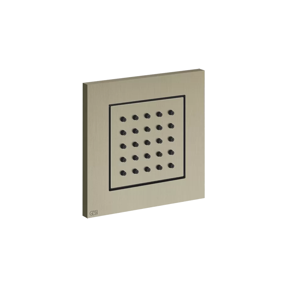 Гидромассажная форсунка внешняя часть 149 Finox Brushed Nickel GESSI