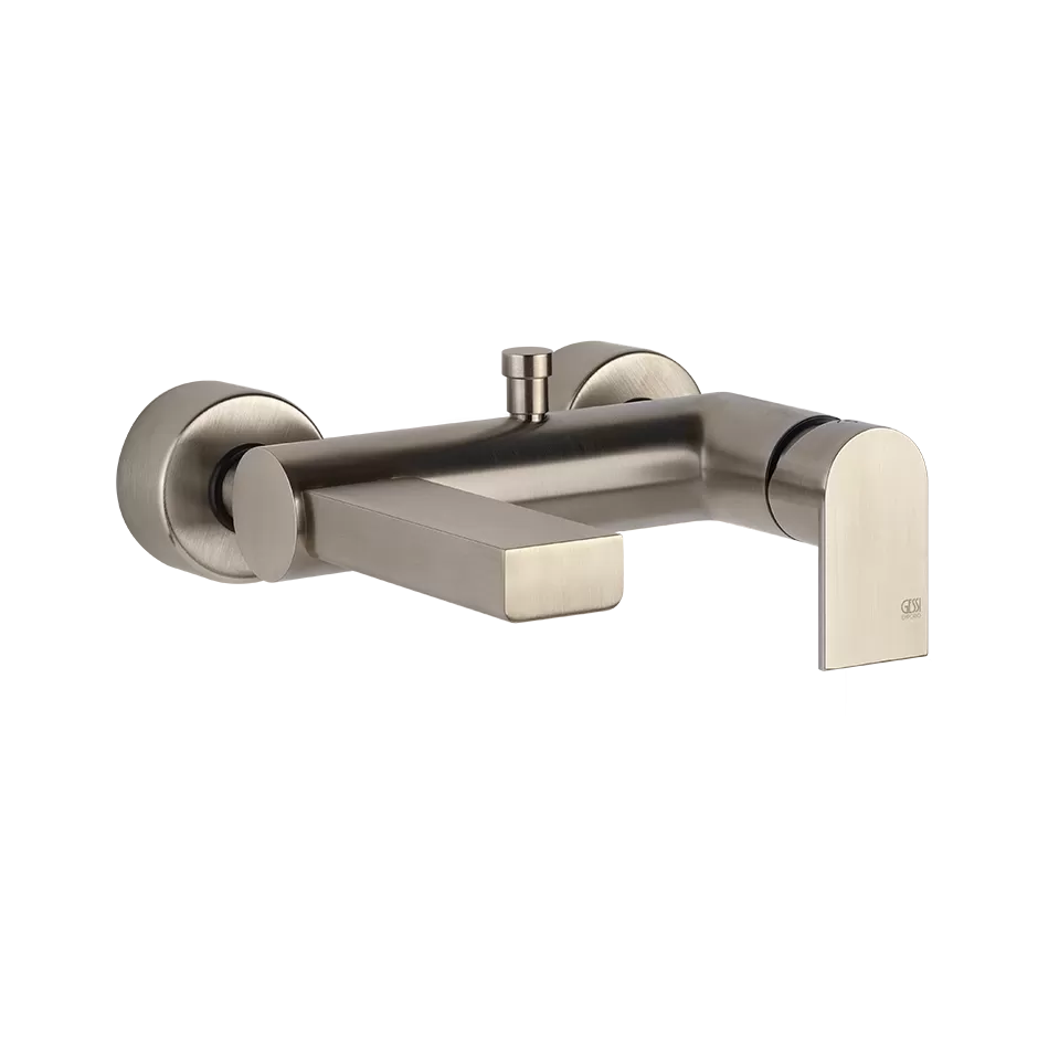 Смеситель для ванны настенный EMPORIO VIA MANZONI 149 Finox Brushed Nickel GESSI