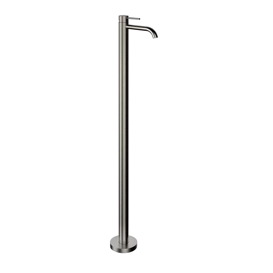 Смеситель для раковины напольный FLESSA 727 Brushed Brass PVD GESSI