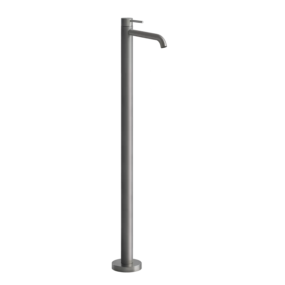 Смеситель для раковины напольный FLESSA 239 Steel Brushed GESSI