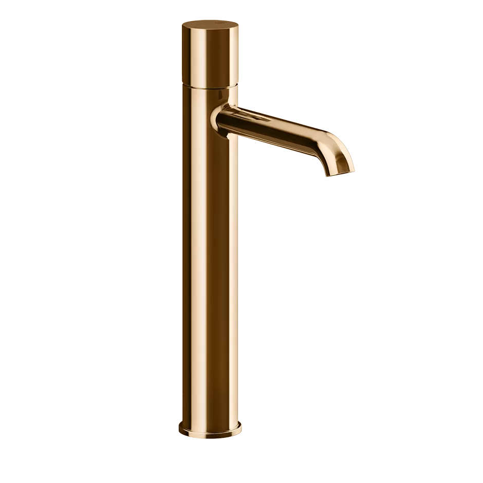 Смеситель для раковины высокий HABITO UNITO 735 Warm Bronze PVD