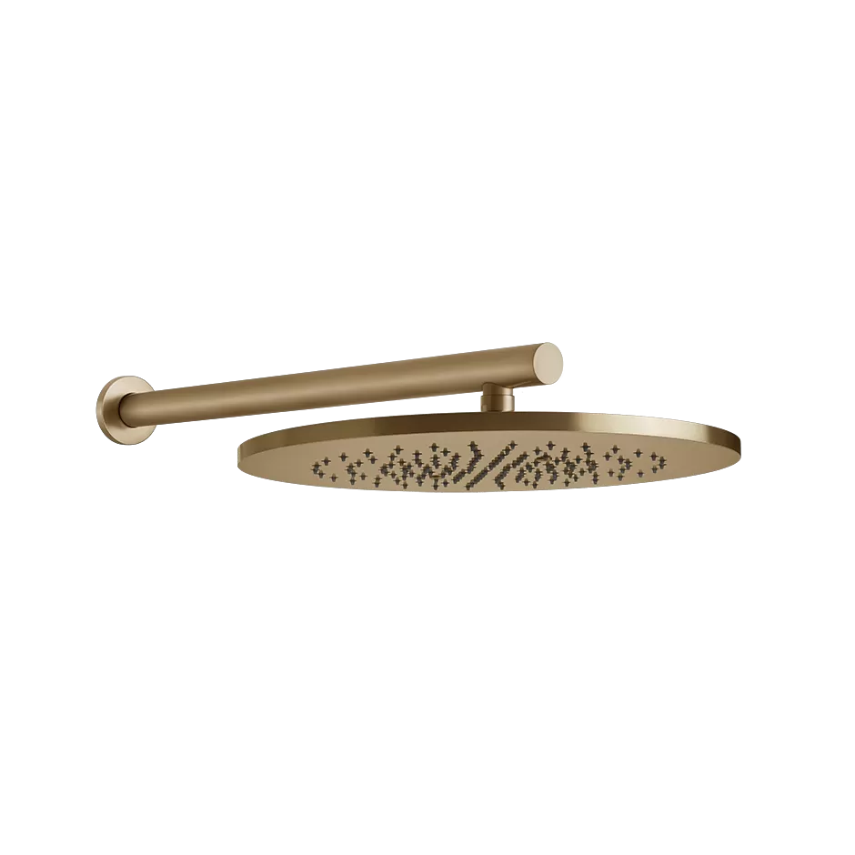 Верхний душ Ø355 настенный монтаж тропический ливень GESSI316 726 Warm Bronze Br. PVD GESSI