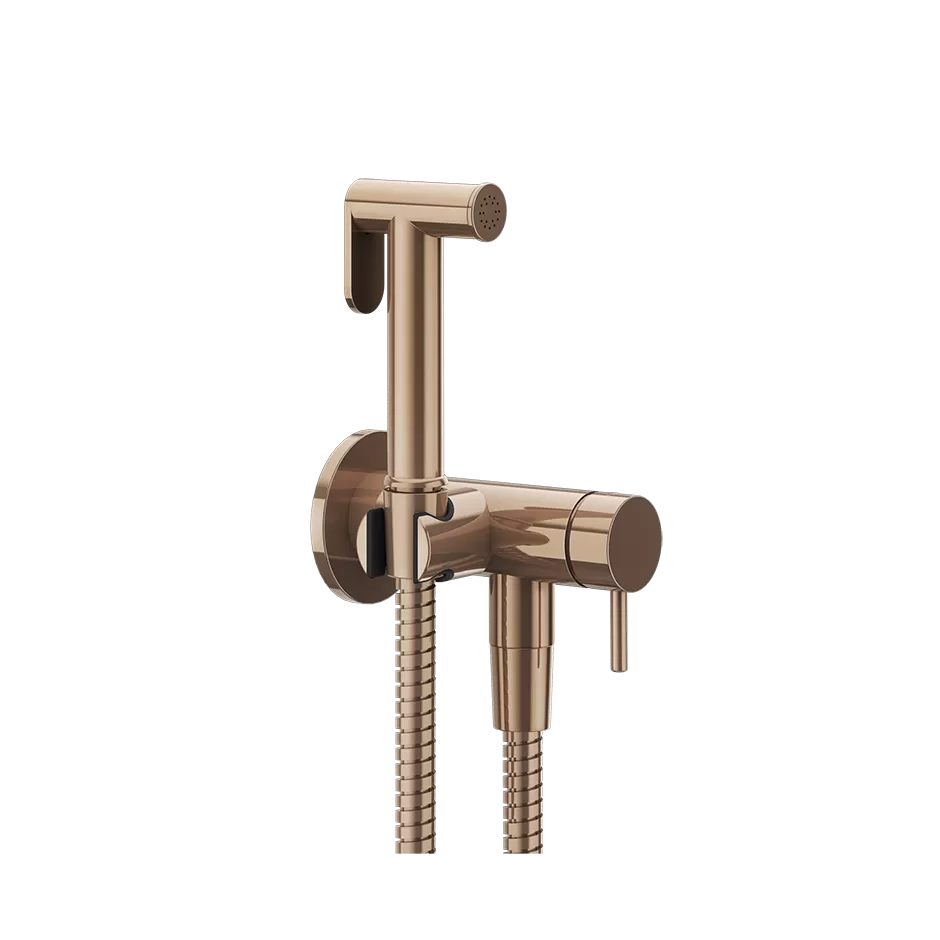 Гигиенический душ комплект со смесителем GESSI316 FLESSA 030 Copper PVD GESSI