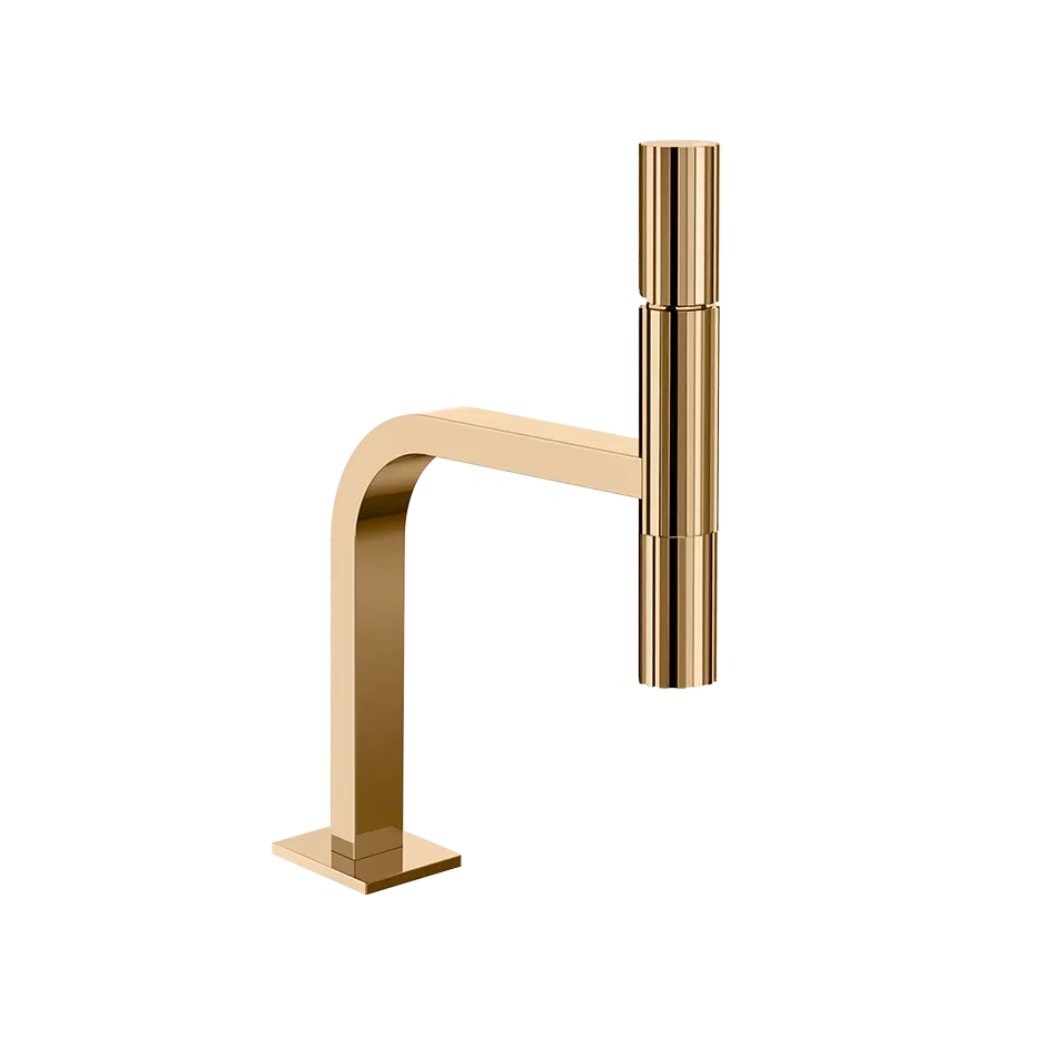 Смеситель для раковины Sospeso с донным клапаном GESSI INCASTRI 735 Warm Bronze PVD