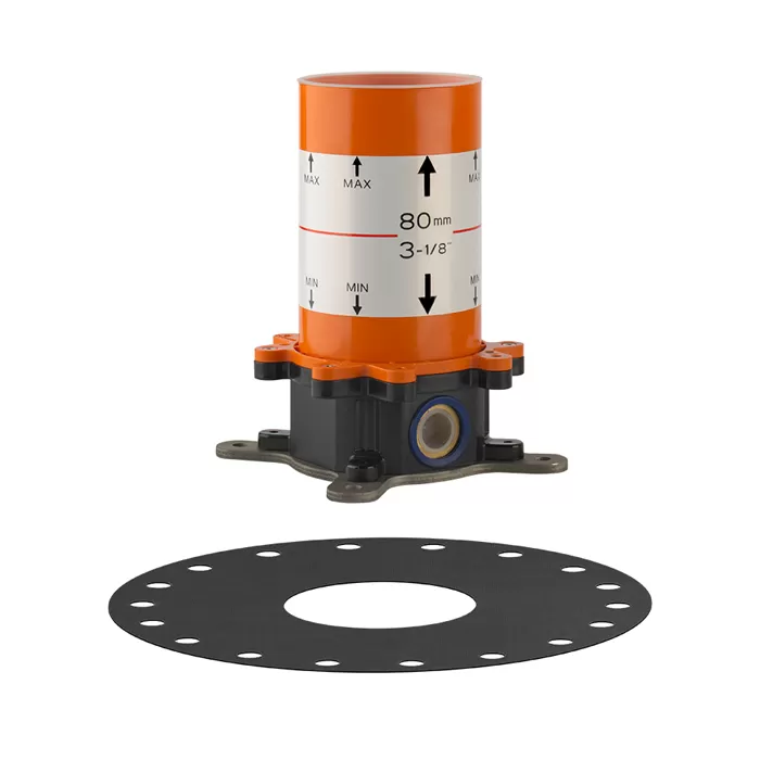 Gessi Via manzoni Встраиваемая часть для напольного смесителя для ванны с душевой лейкой, цвет: Chrome