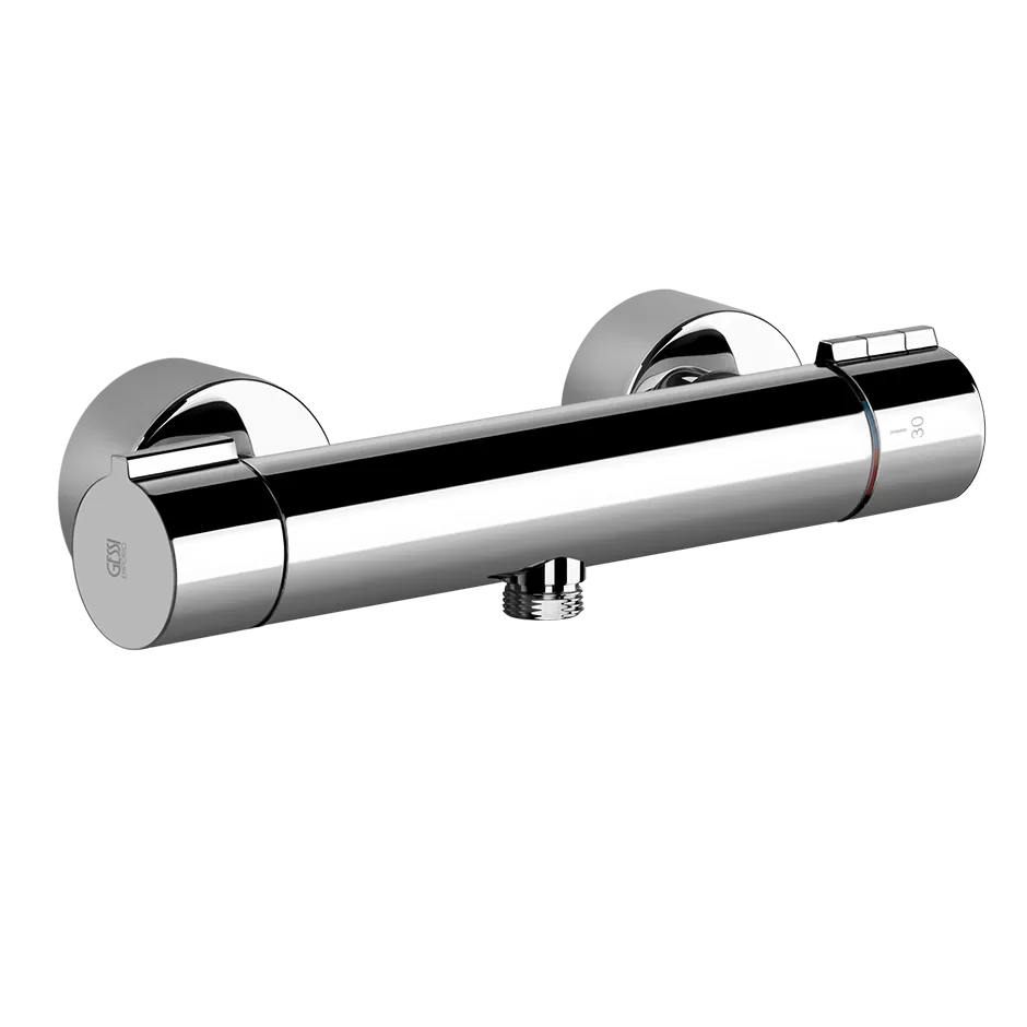 Смеситель для душа настенный термостатический EMPORIO VIA TORTONA 299 Black XL GESSI