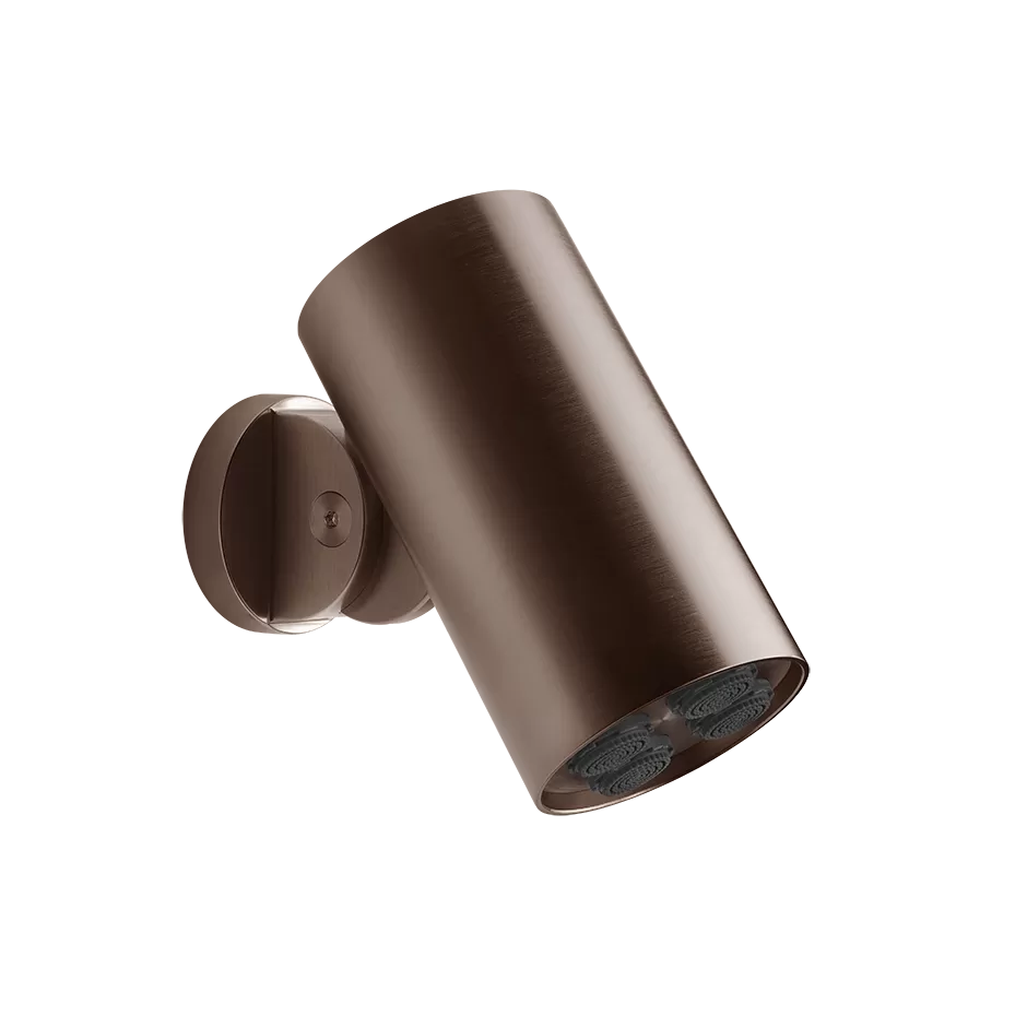 Верхний душ Ø79 настенный монтаж мультиспрей SPOTWATER 708 Copper Brushed PVD GESSI