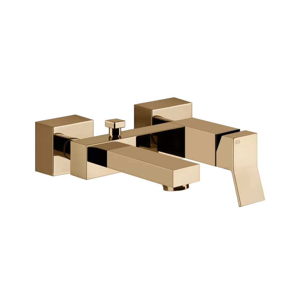Смеситель для ванны настенный RETTANGOLO K 735 Warm Bronze PVD GESSI