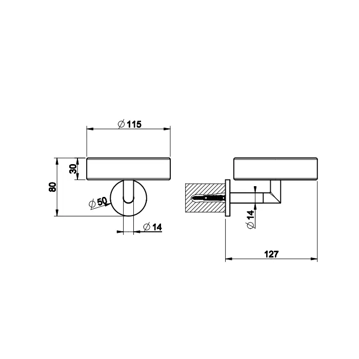 Мыльница настенная белое стекло ANELLO 031 Chrome GESSI