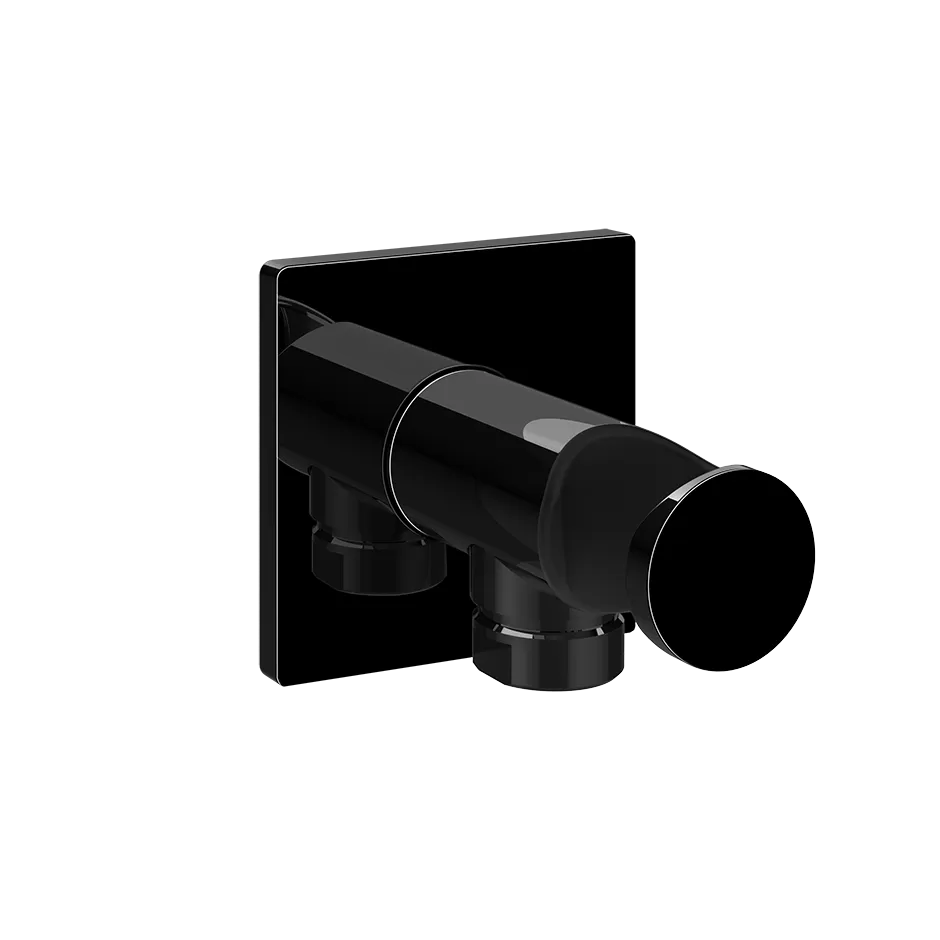 Подключение для душевого шланга с держателем INVERSO 706 Black Metal PVD GESSI