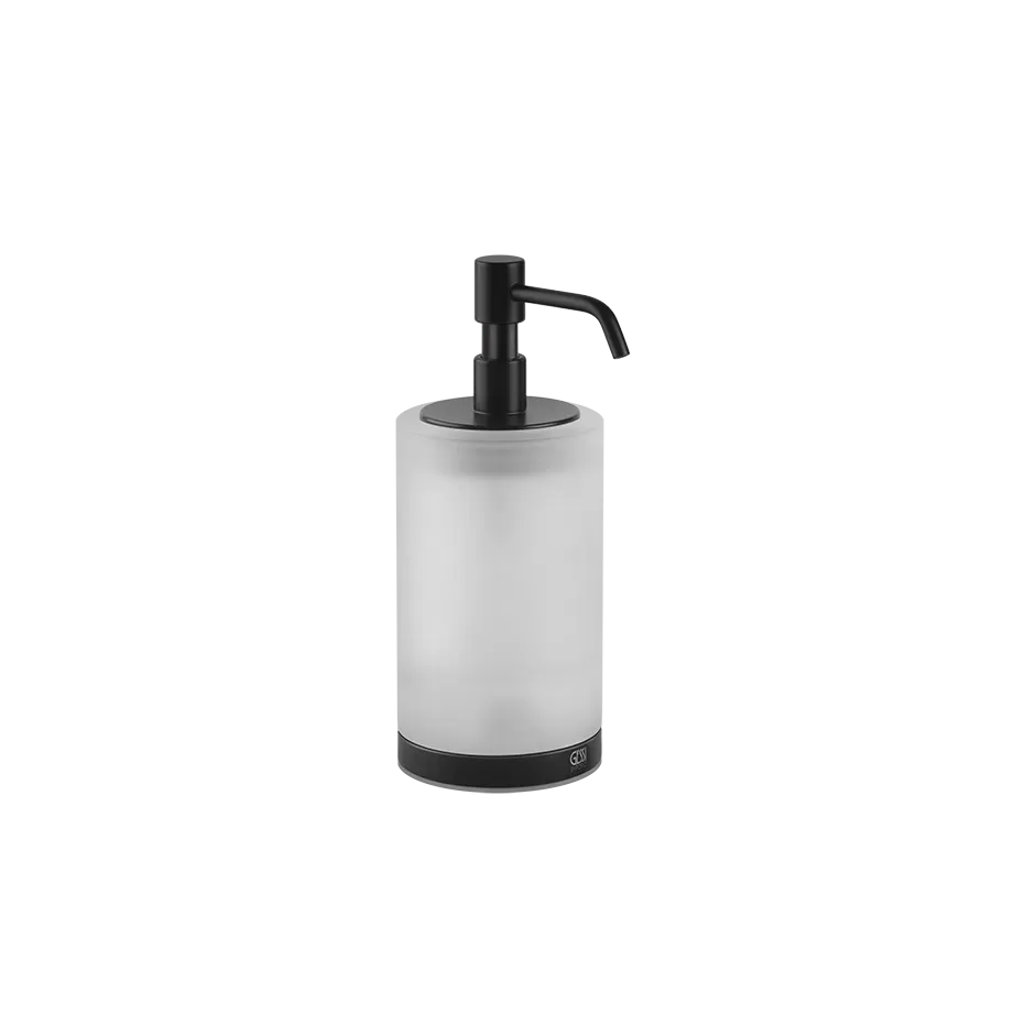Дозатор для жидкого мыла настольный белое стекло EMPORIO 299 Black XL GESSI