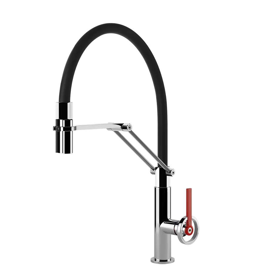 Смеситель для кухни гибкий излив OFFICINE GESSI 031 Chrome GESSI