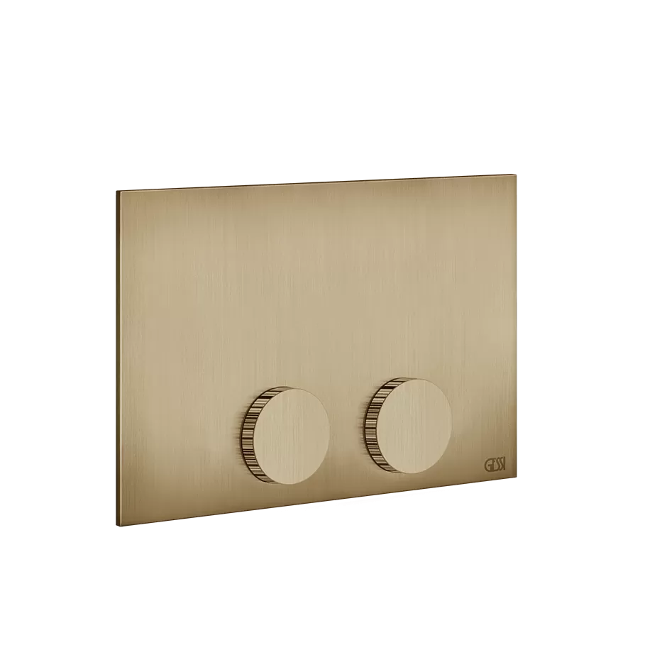 Кнопка смыва для инсталляции tece teceprofil / tecebox INGRANAGGIO 726 Warm Bronze Br. PVD GESSI