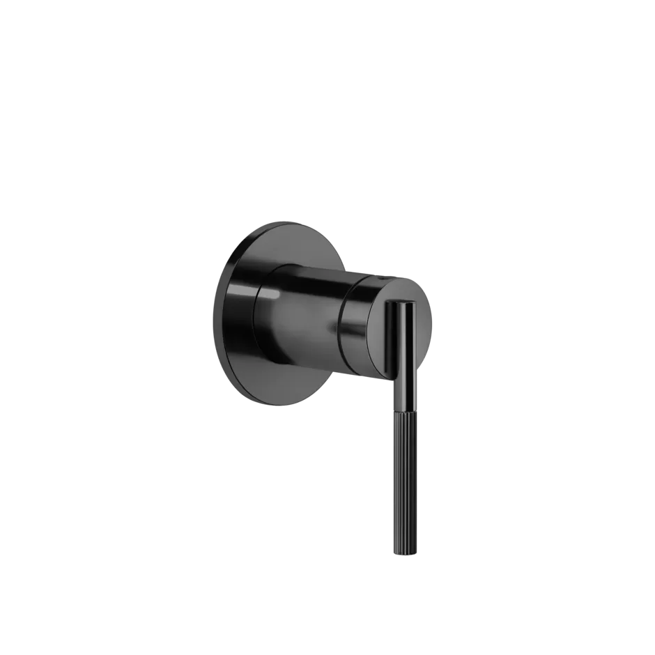 Смеситель для душа скрытого монтажа внешняя часть 1 поток INGRANAGGIO 706 Black Metal PVD GESSI