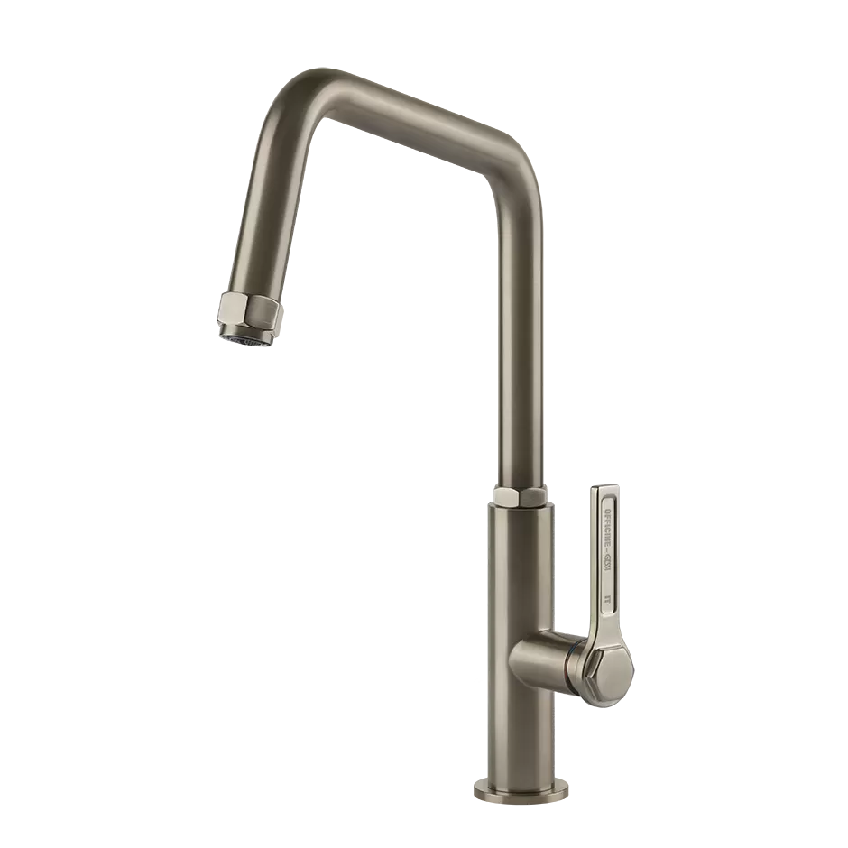 Смеситель для кухни стандартный излив OFFICINE GESSI 149 Finox Brushed Nickel GESSI