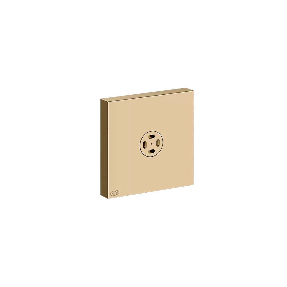 Гидромассажная форсунка небулайзер (распыление) 735 Warm Bronze PVD GESSI