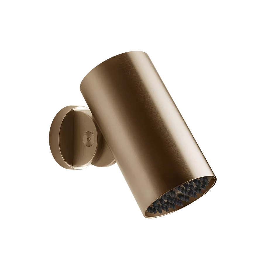 Верхний душ Ø79 настенный монтаж тропический ливень SPOTWATERGESSI316 726 Warm Bronze Br. PVD GESSI