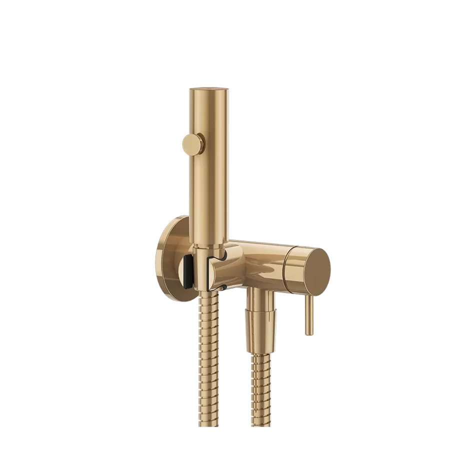 Гигиенический душ со смесителем GESSI INVERSO 735 Warm Bronze PVD