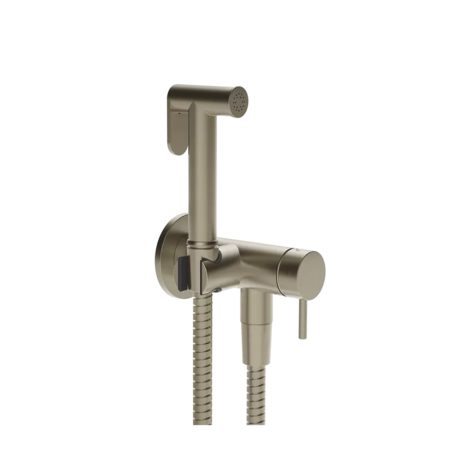 Гигиенический душ комплект со смесителем GESSI316 FLESSA 149 Finox Brushed Nickel GESSI