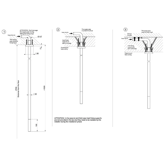 Потолочный излив FLESSA