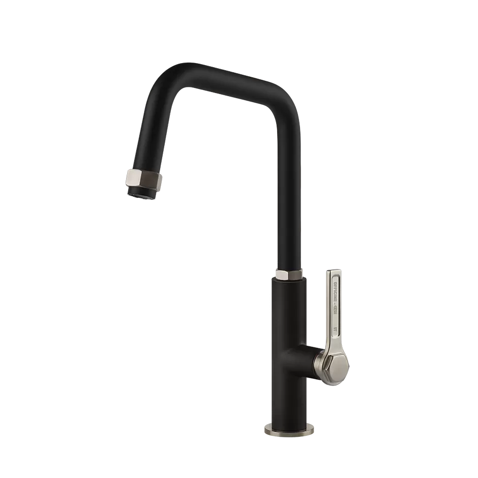 Смеситель для кухни стандартный излив OFFICINE GESSI 599 Finox/Matt Black GESSI