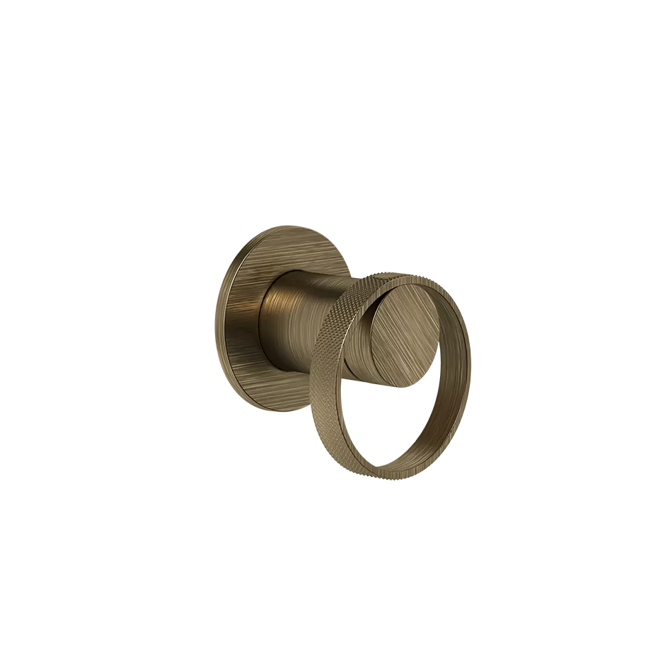 Смеситель для душа скрытого монтажа внешняя часть 1 поток ANELLO 713 Antique Brass GESSI