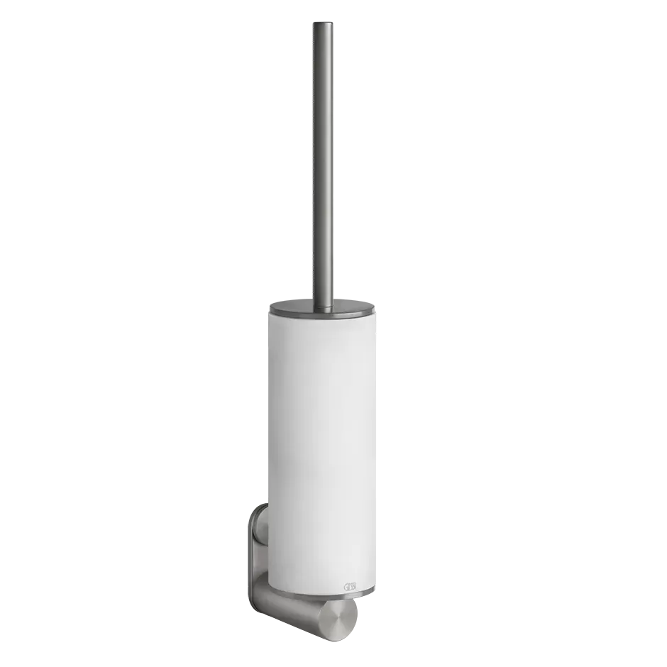 Ершик настенный белая колба GESSI316 239 Steel Brushed GESSI