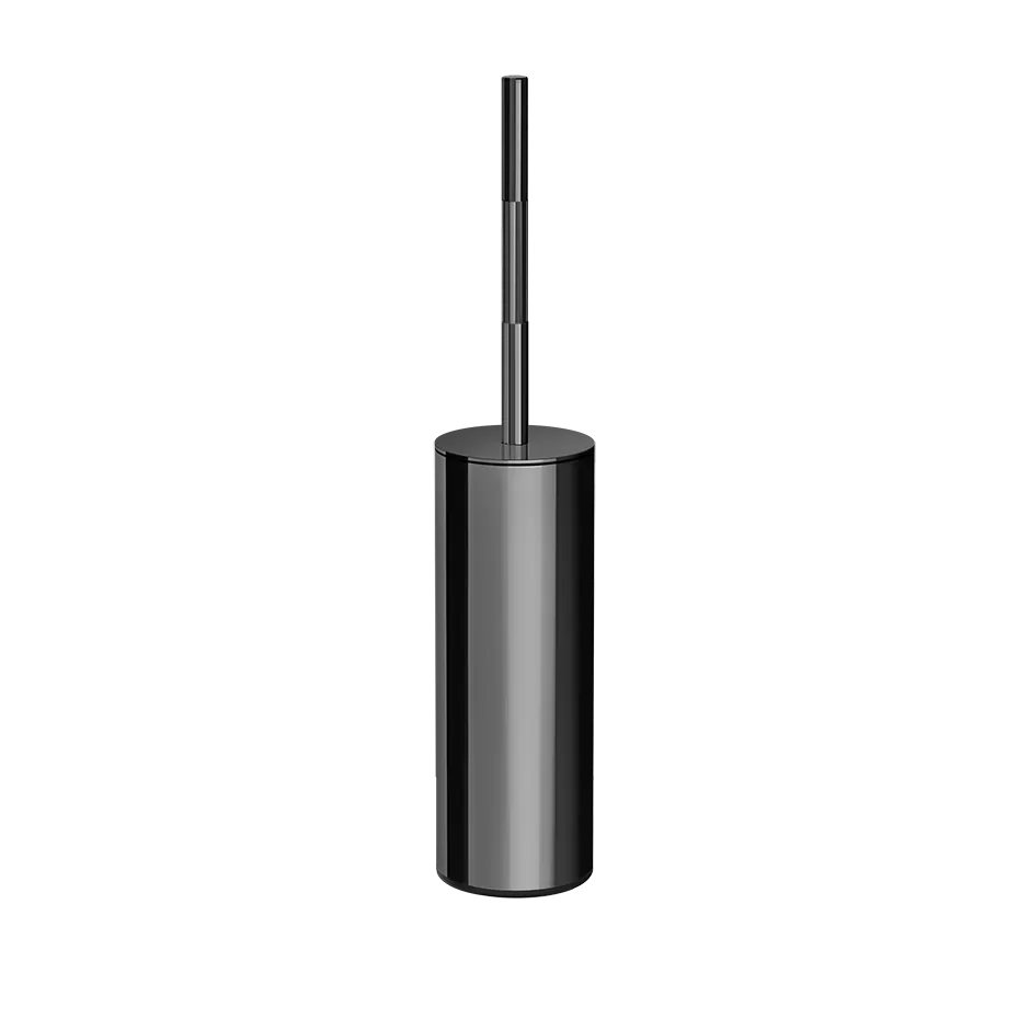 Напольная подставка для туалетной щетки. gessi incastri 706 black metal pvd