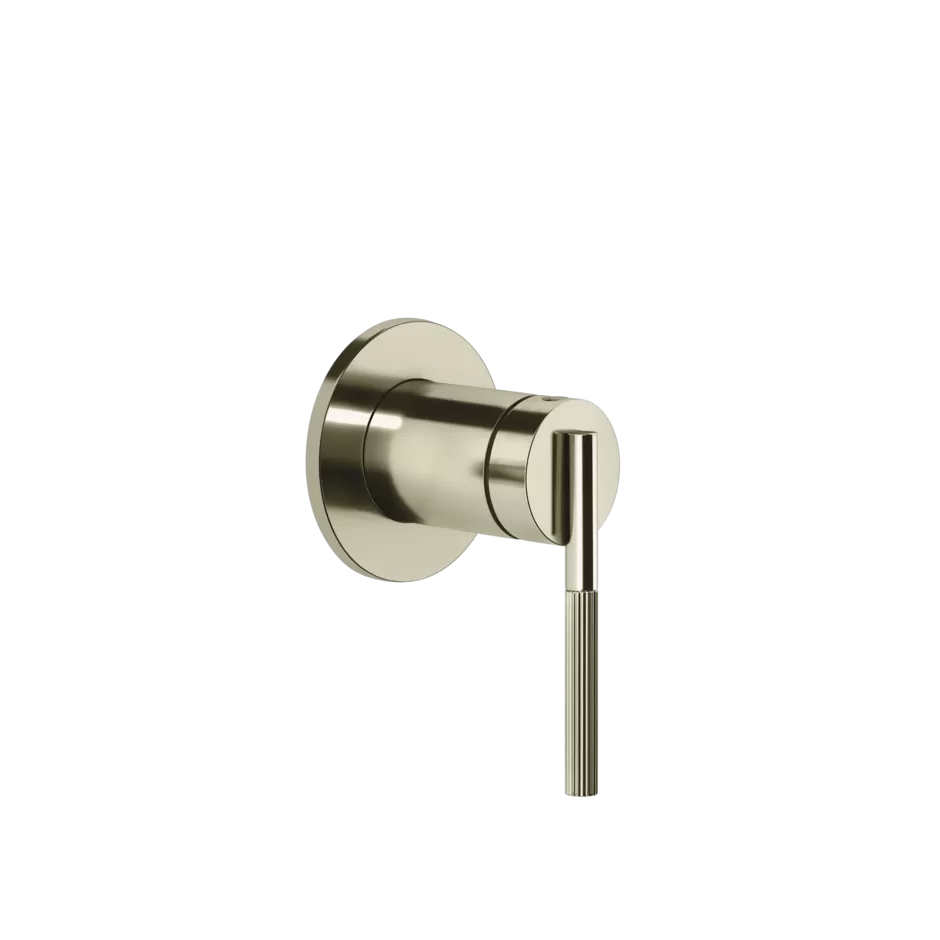 Смеситель для душа скрытого монтажа внешняя часть 1 поток INGRANAGGIO 720 Nickel PVD GESSI