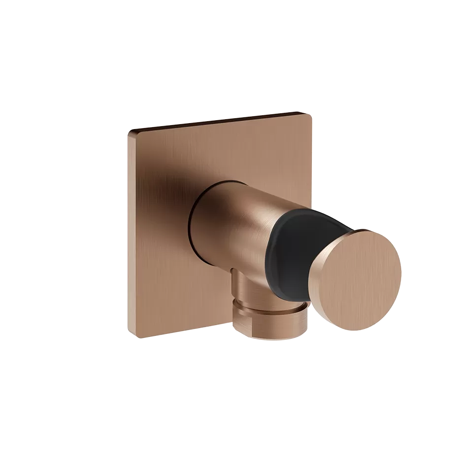 Подключение для душевого шланга с держателем INVERSO 708 Copper Brushed PVD GESSI
