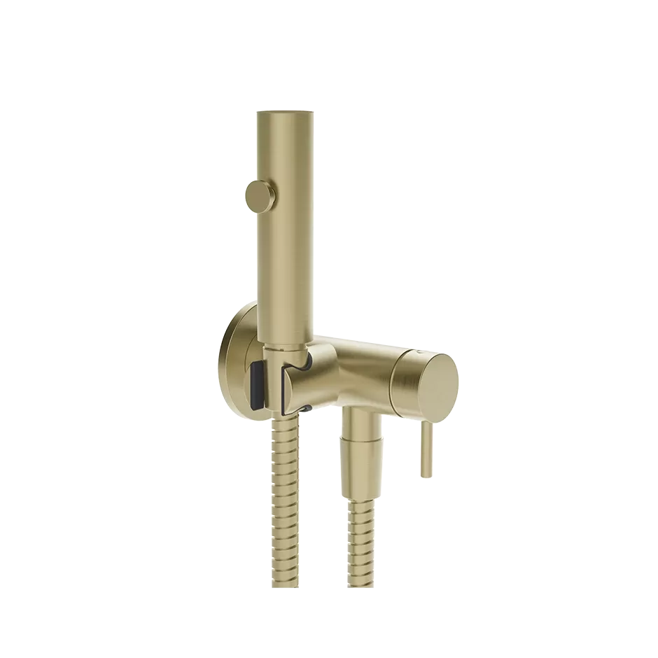 Гигиенический душ со смесителем GESSI INVERSO 727 Brass Brushed PVD