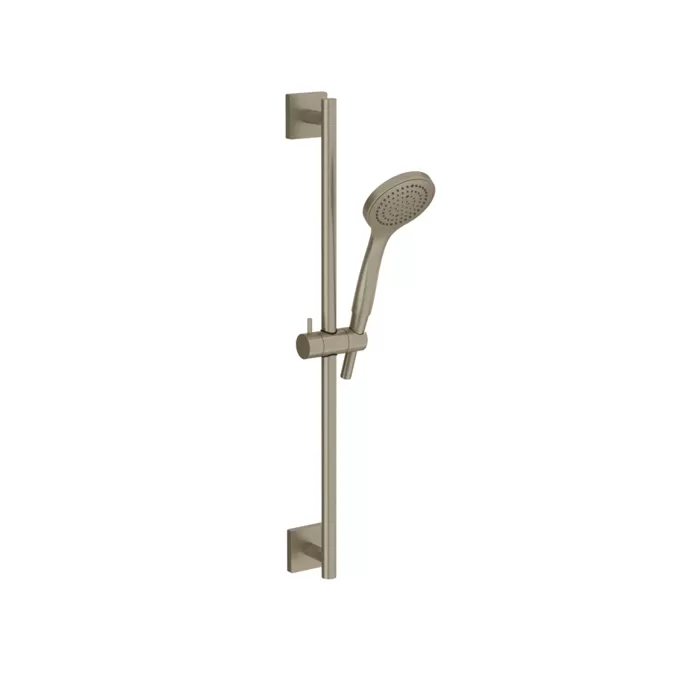 Gessi Emporio shower Штанга в комплекте с душевой лейкой легкой очистки, шланг 1,50 м, цвет: Finox Brushed Nickel