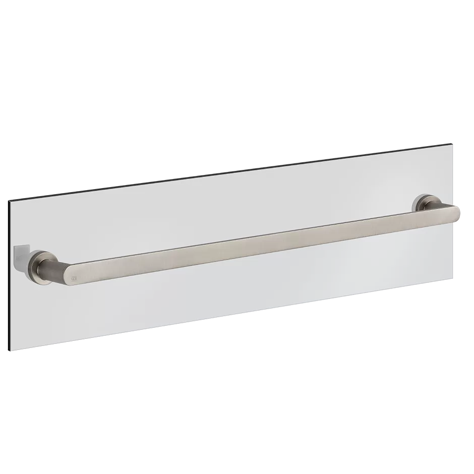 Gessi Emporio accessories Полотенцедержатель для крепления на стекло, 60 см, цвет: Finox Brushed Nickel