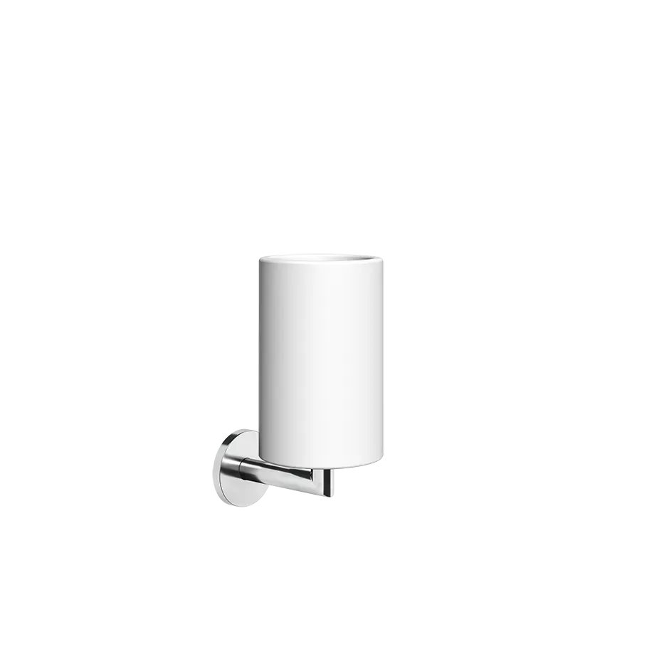 Стакан настенный белое стекло TONDO 735 Warm Bronze PVD GESSI