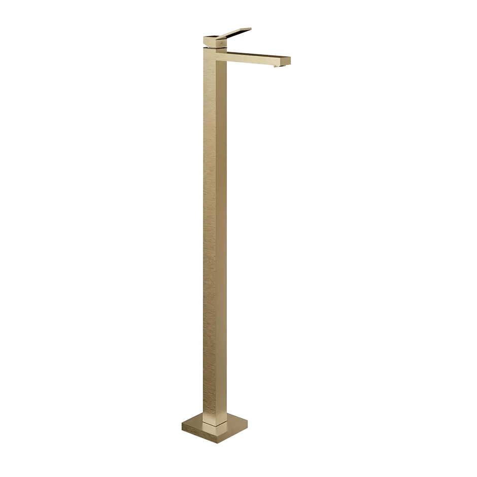 Смеситель для раковины напольный RETTANGOLO K 726 Warm Bronze Br. PVD GESSI