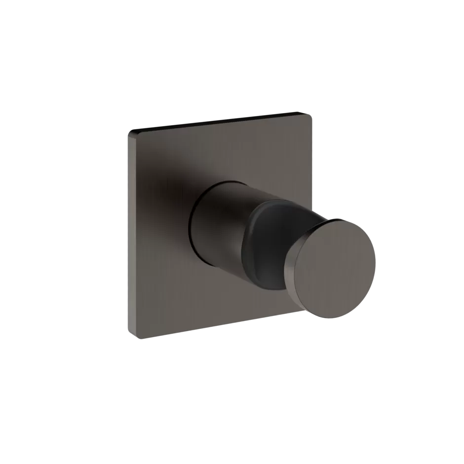 Держатель для лейки gessi inverso 707 black metal brushed pvd