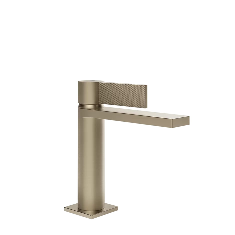 Смеситель для раковины INVERSO DIAMANTATO 149 Finox Brushed Nickel GESSI