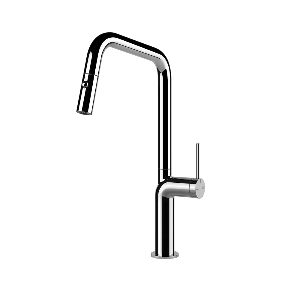 Смеситель для кухни вытяжной излив STELO 031 Chrome GESSI